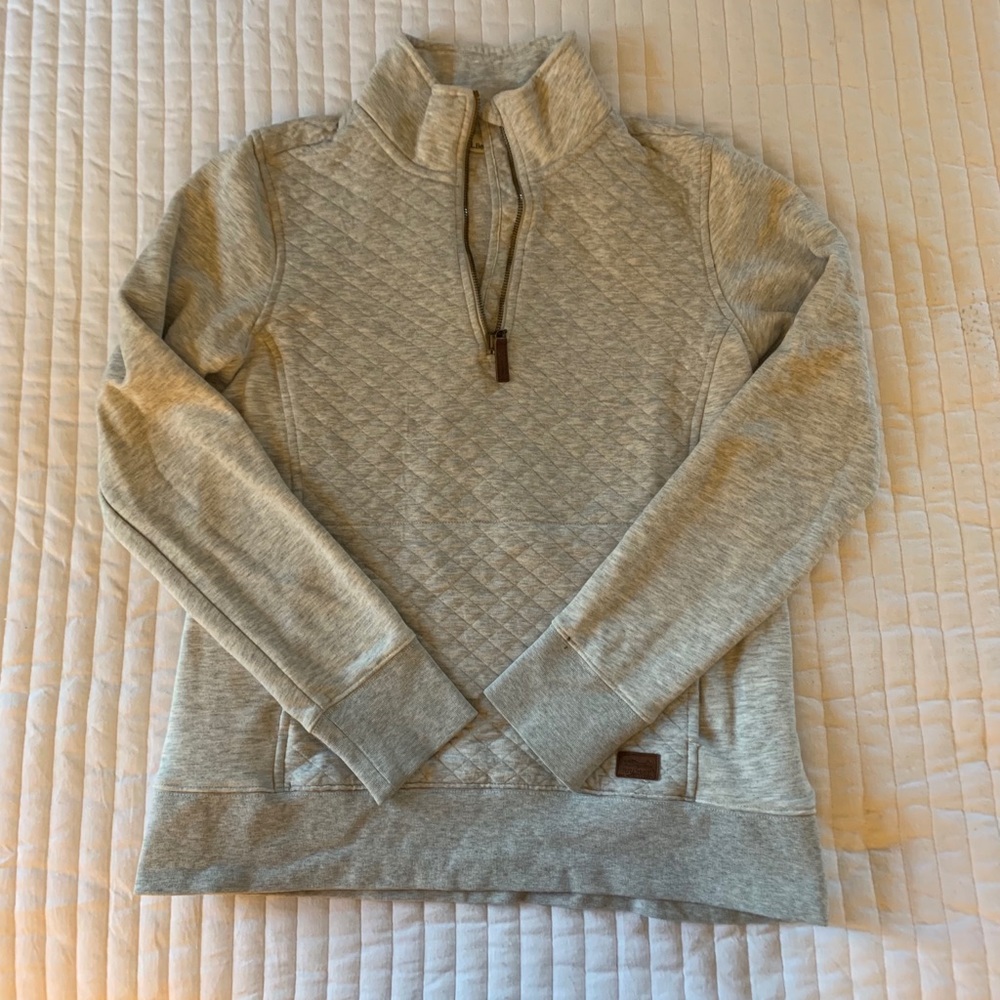 LL Bean quilted pullover